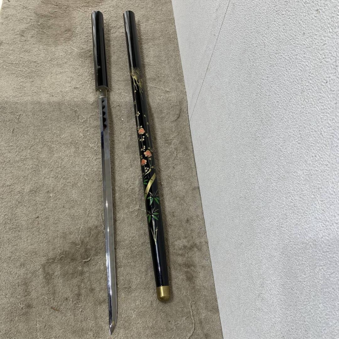漆工芸可飾技法　仕込杖　模造刀　座頭市　XZ4083