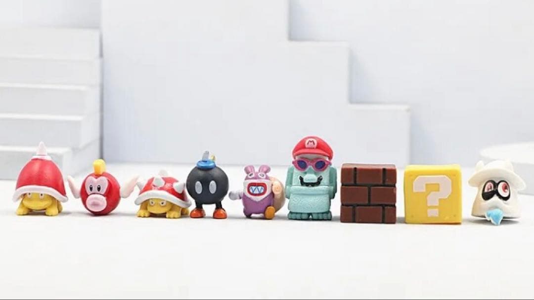 [新品] マリオ フィギュア 48体セット 1/3