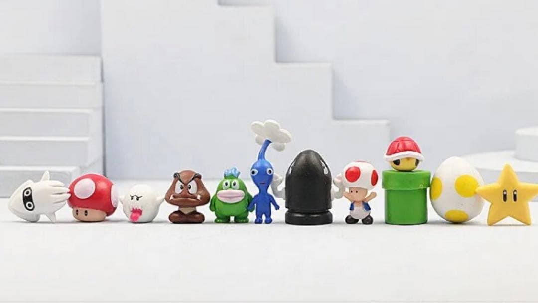 [新品] マリオ フィギュア 48体セット 1/3