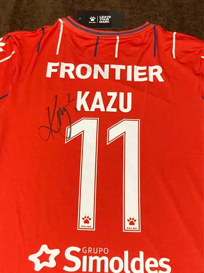 サイン入り オリヴェイレンセ 三浦知良 新品紙タグ付き ユニフォーム ユニ カズ