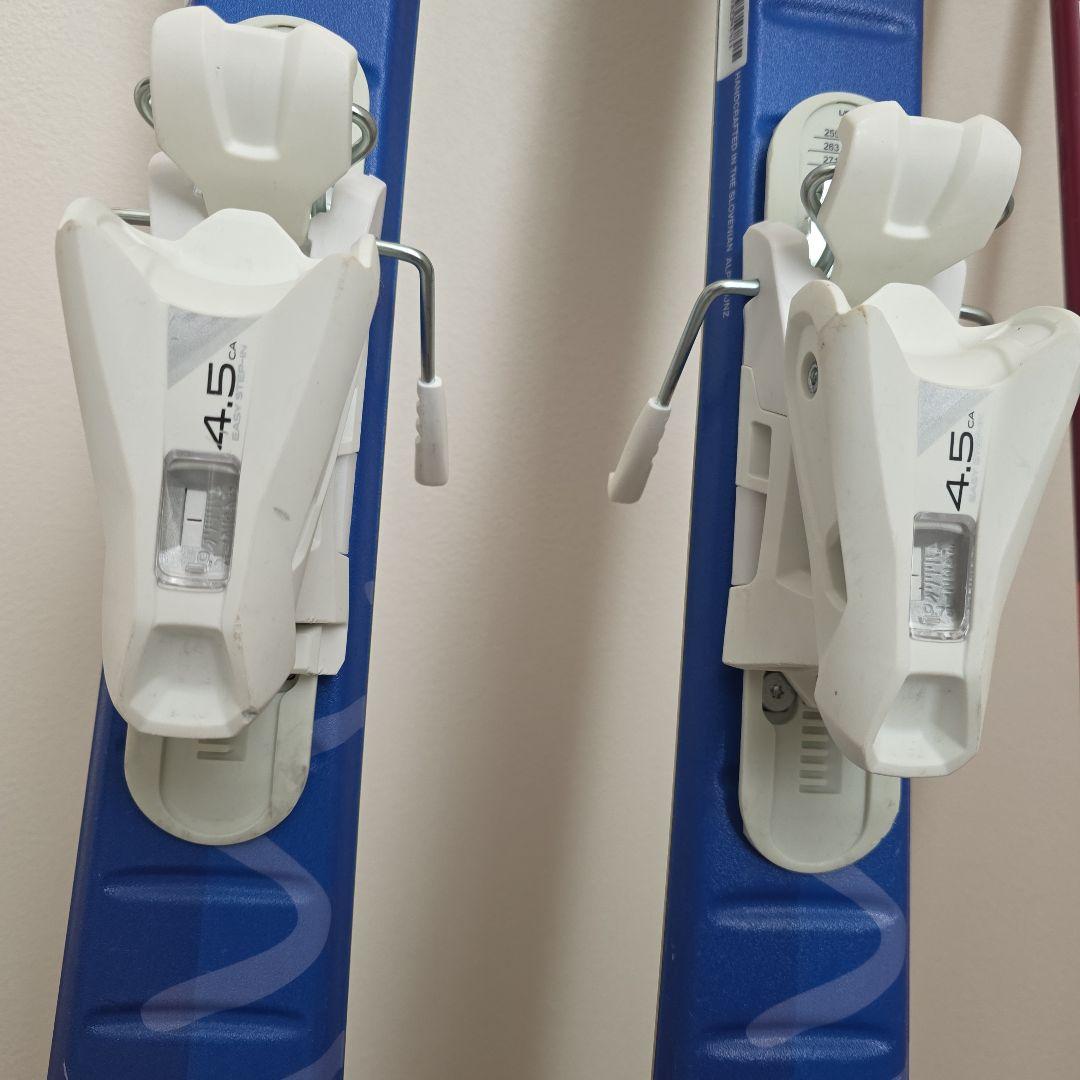 Elan 子ども用スキー 130cm 　ATOMIC　ストック90cm　セット