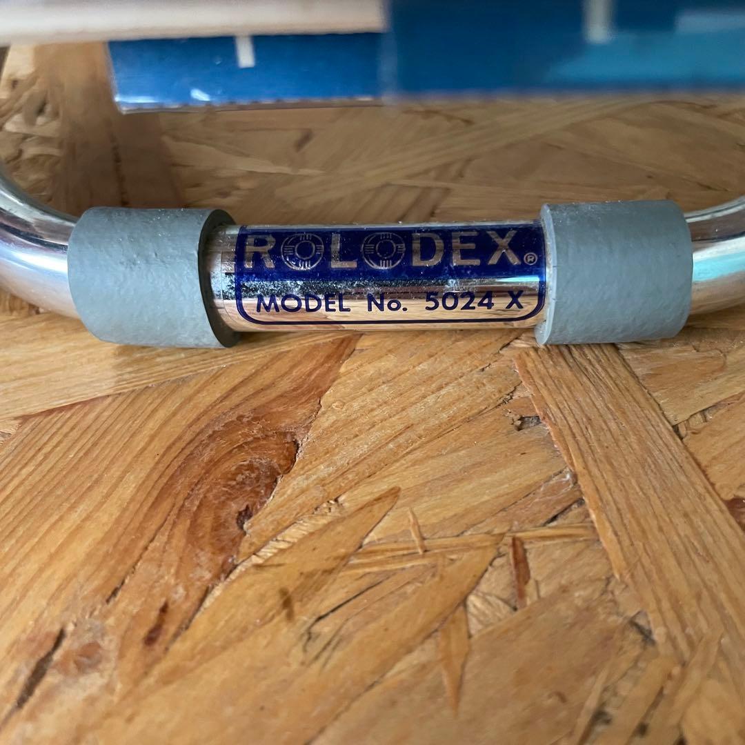 60s 70s VINTAGE ROLODEX NO.5024X アルミフレーム