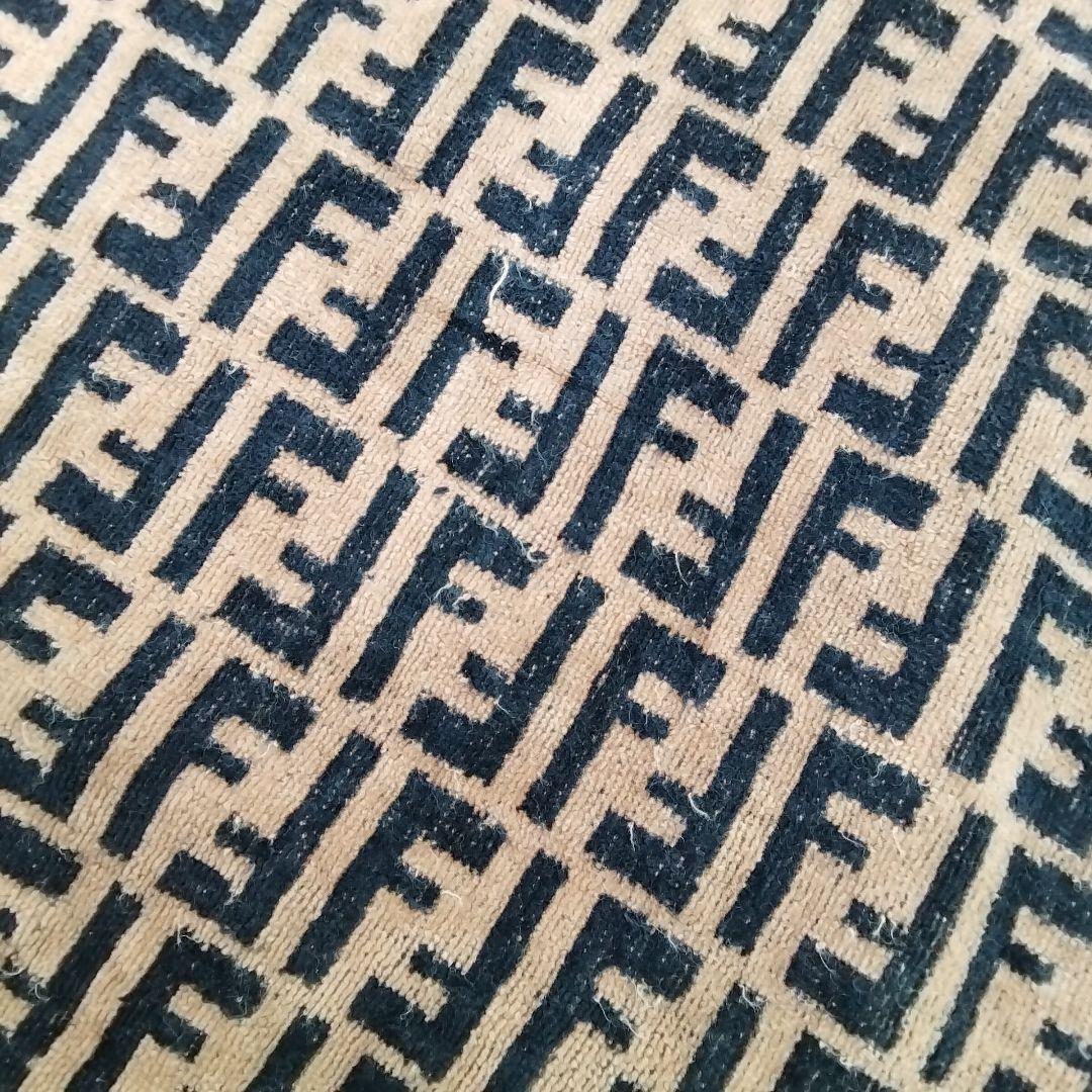 FENDI フェンディ ブランケット ひざ掛け 綿毛布 ズッカ柄