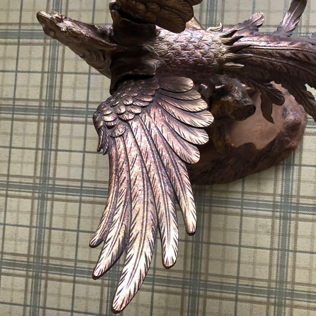 桐鳳凰　村田宏　鉄製　本体高さ65cm 本体重量約9.4kg