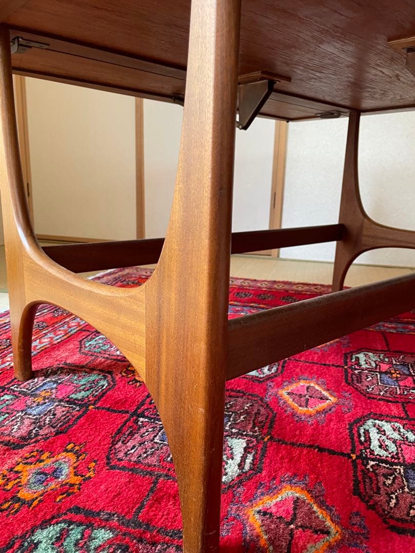 北欧 イギリス ヴィンテージテーブル チーク エクステンション 70b