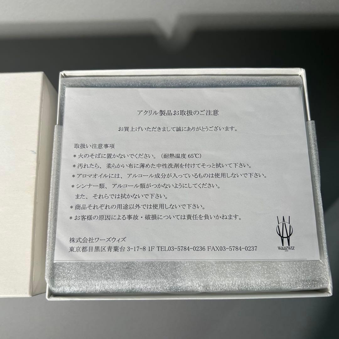 エマニュエルムホー×Waazwizアクリルボックスブルー