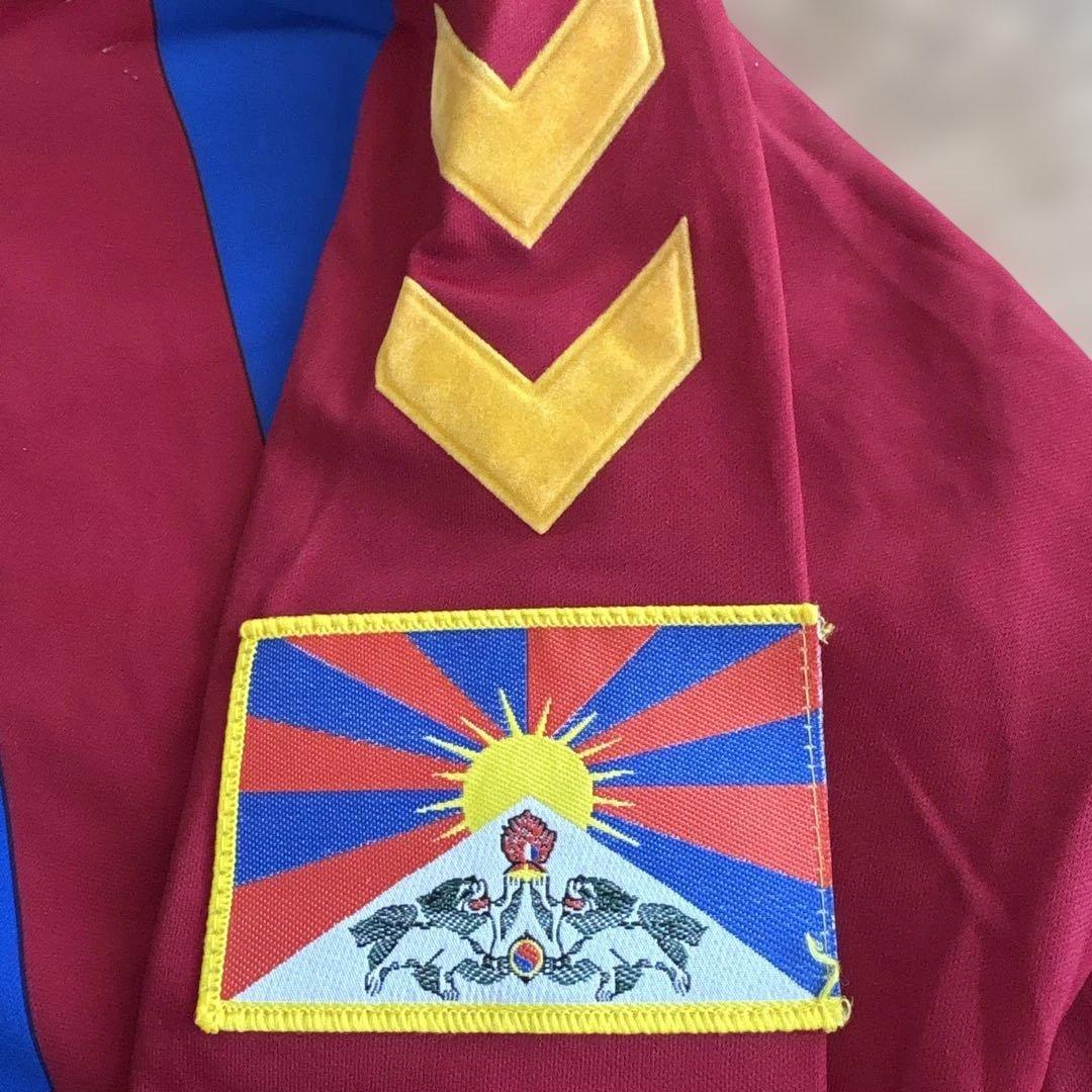 hummel チベット代表 サッカー長袖ユニフォーム Mサイズ