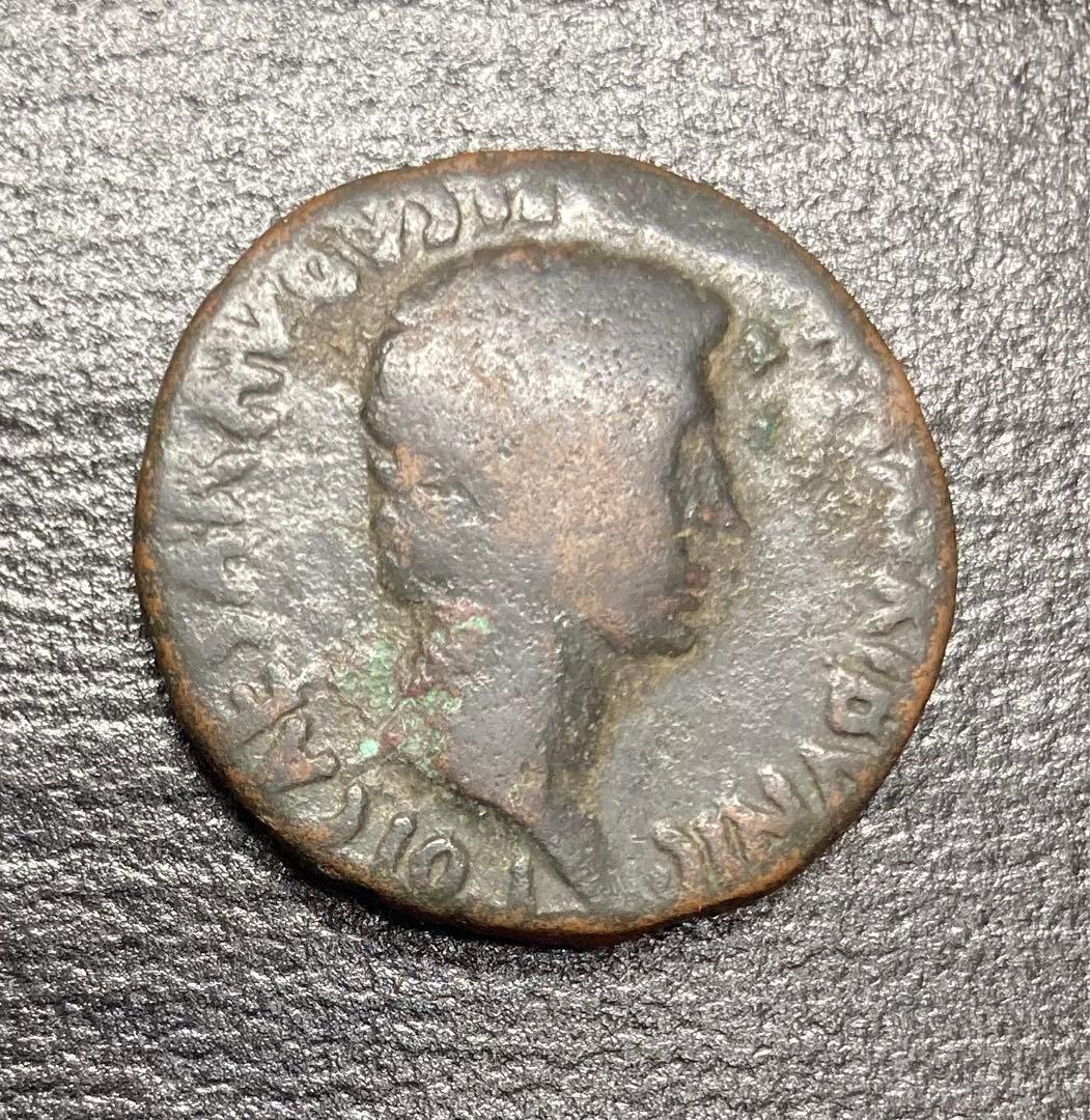 ローマ帝国　アウグストゥス帝　アス銅貨‼︎/テトラドラクマ　デナリウス銀貨