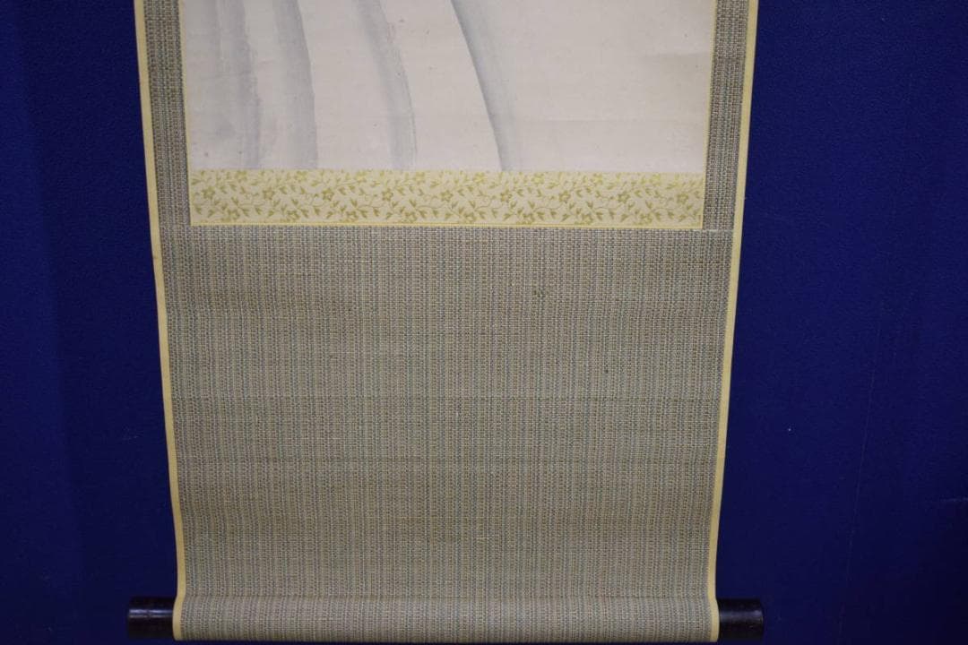 /皆川淇園/皆川愿/竹画賛/布袋屋掛軸HJ-427