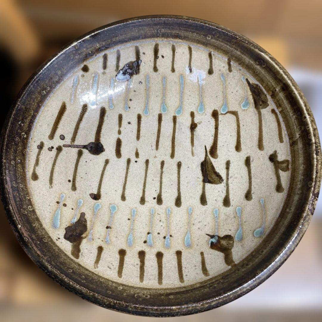 益子焼　浜田庄司　鐡絵大鉢　箱なし