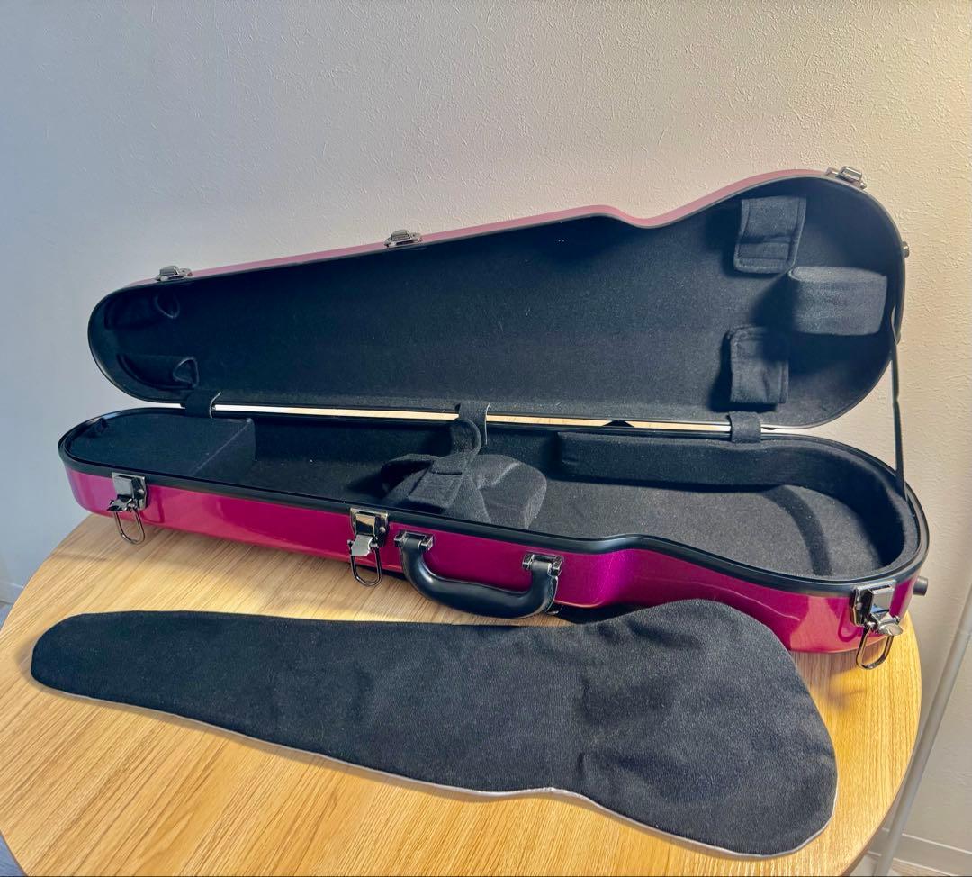 J.W.EASTMAN バイオリンケース 4/4サイズ メタリックピンク