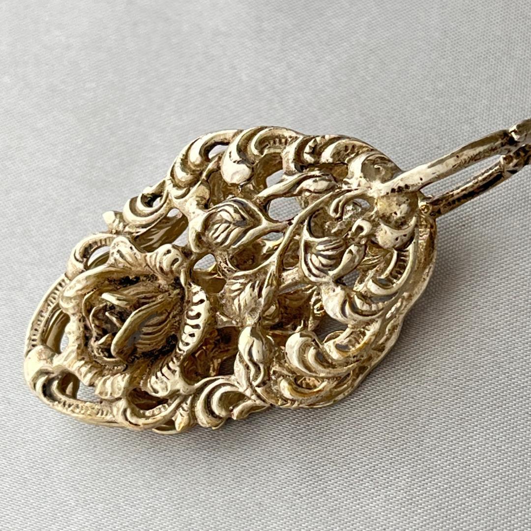 【ドイツ】 薔薇のクッキートング【純銀】 13.5cm