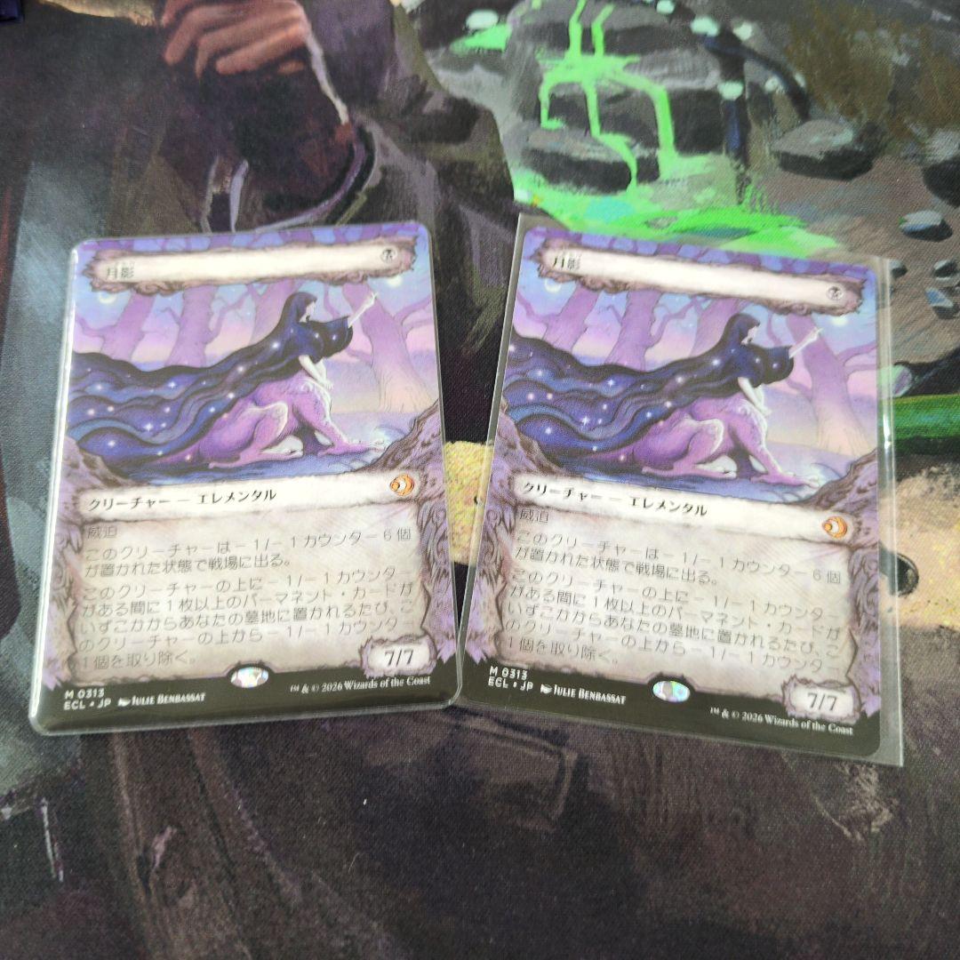 月影　ショーケース　日　計2枚