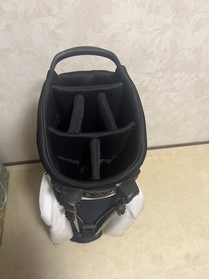 DESCENTE キャディバッグ ネイビー/ホワイト