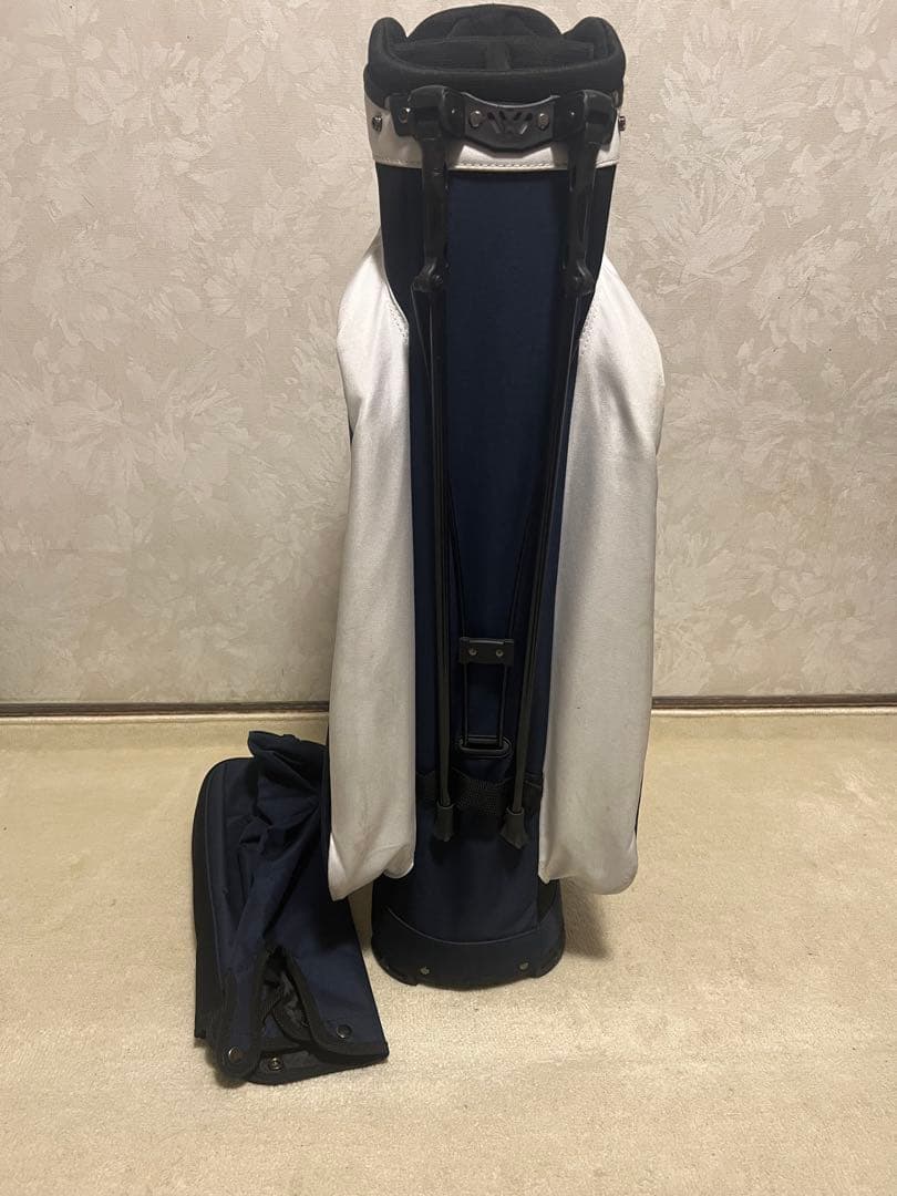 DESCENTE キャディバッグ ネイビー/ホワイト