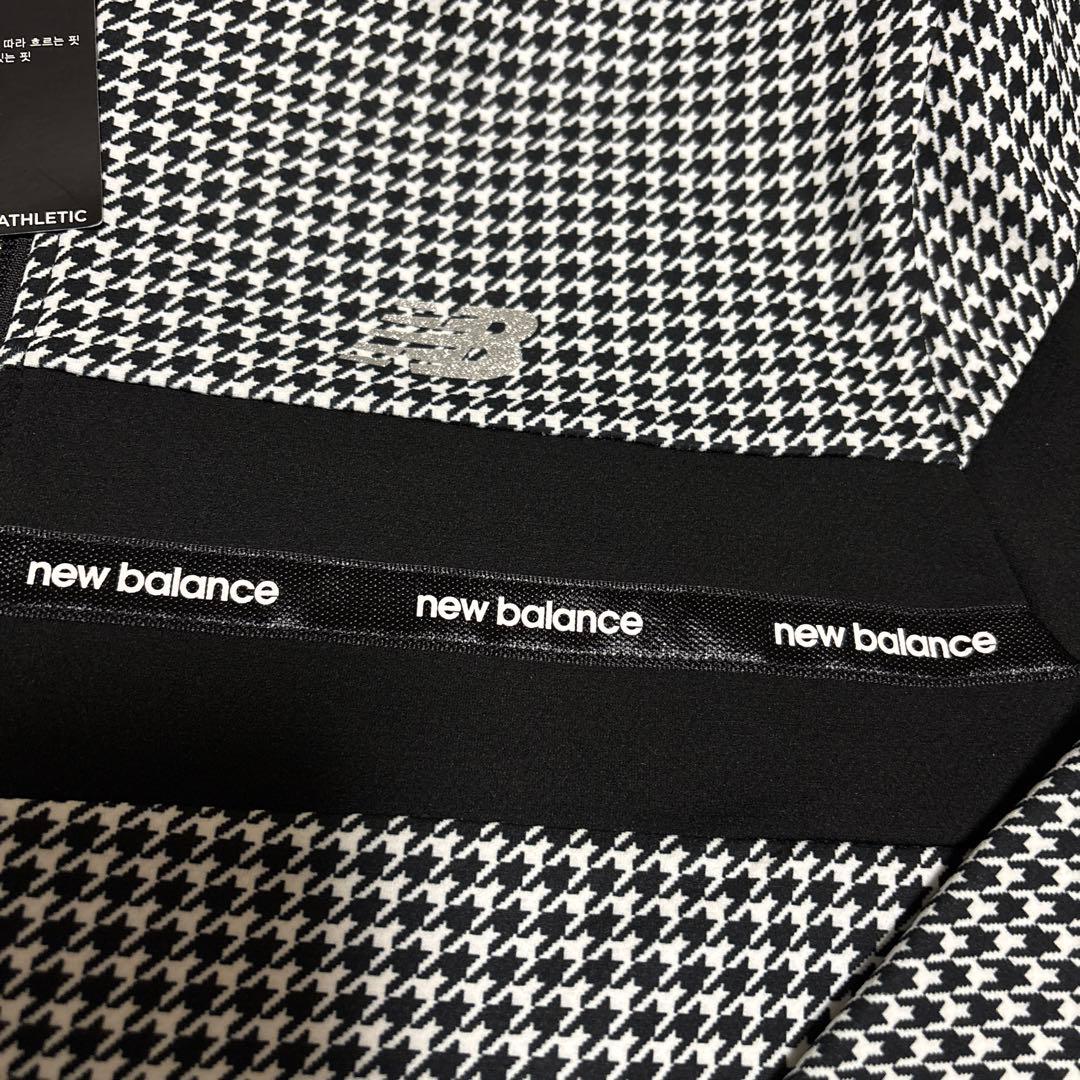 新品　ニューバランスゴルフ レディース フルジップ フーディー 千鳥柄　L