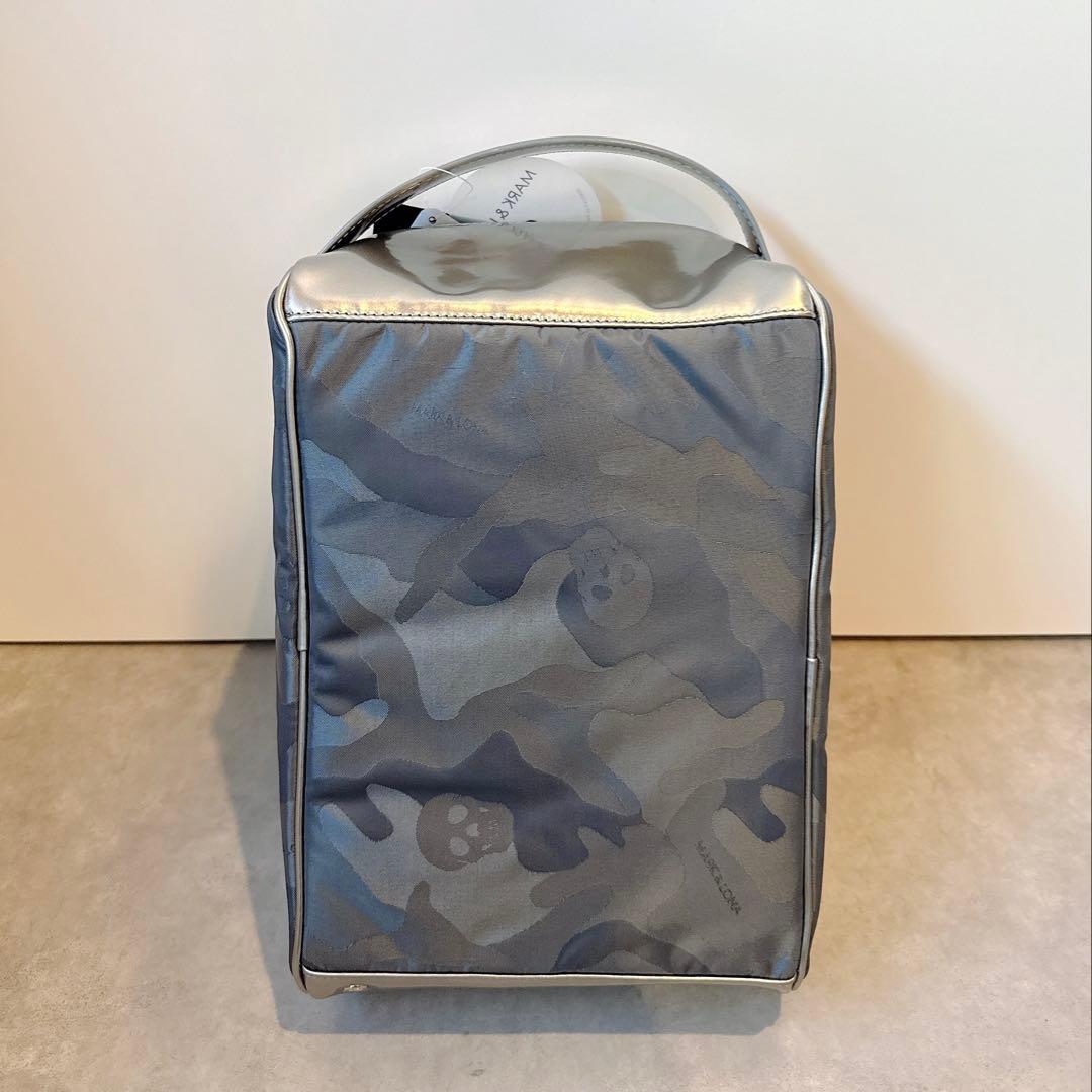 新品 ★ MARK&LONA グレー シューズケース バッグ マーク&ロナ 靴