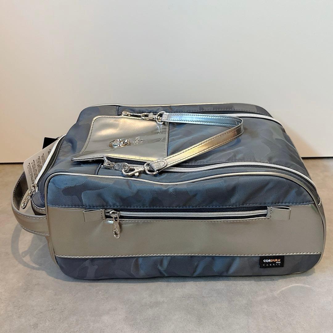 新品 ★ MARK&LONA グレー シューズケース バッグ マーク&ロナ 靴