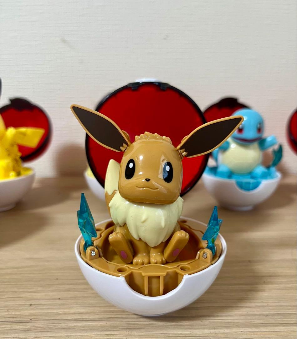 ポケモン フィギュアセット6点 モンスターボール