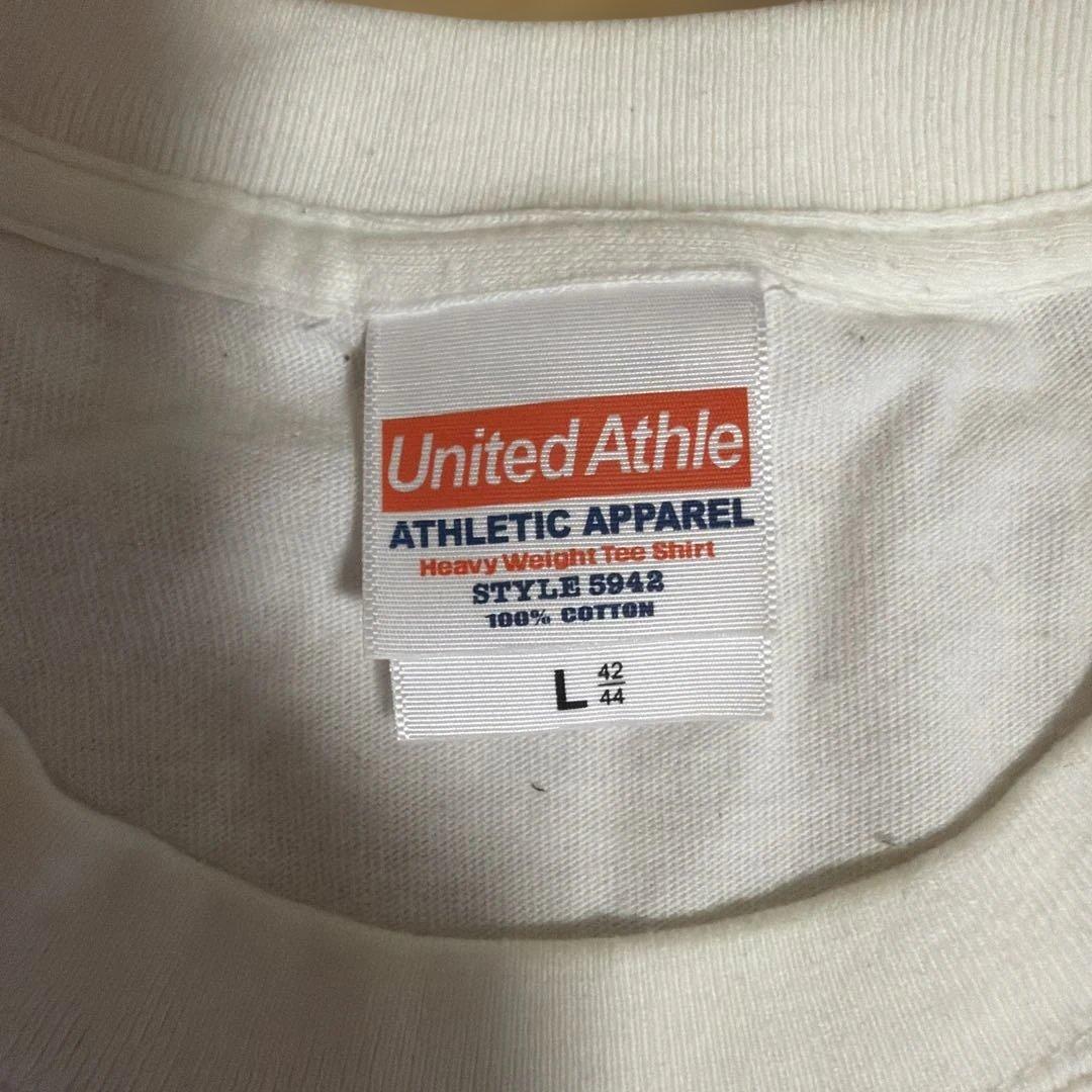 GARLICBOYS 白Tシャツ LサイズVo.ペタサイン入り