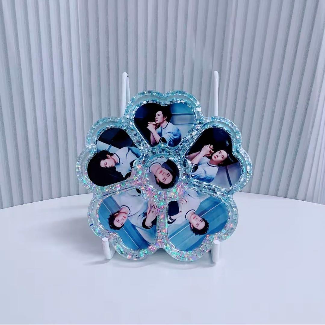 王一博 新作 花形のプレート置物 4点セット❣️確認用❣️0119