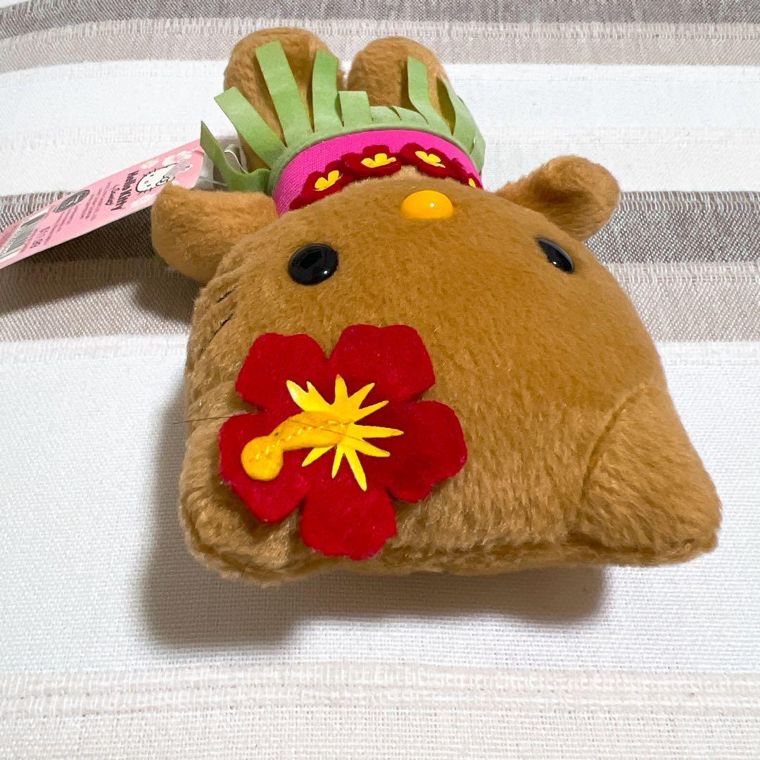 サンリオ　ハローキティ　ハワイ　日焼けキティ　ぬいぐるみ　マスコット