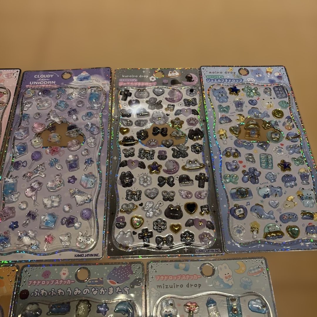 【正規品】カミオジャパン　ジュエルプチドロップ　プチドロップステッカー　ボンドロ
