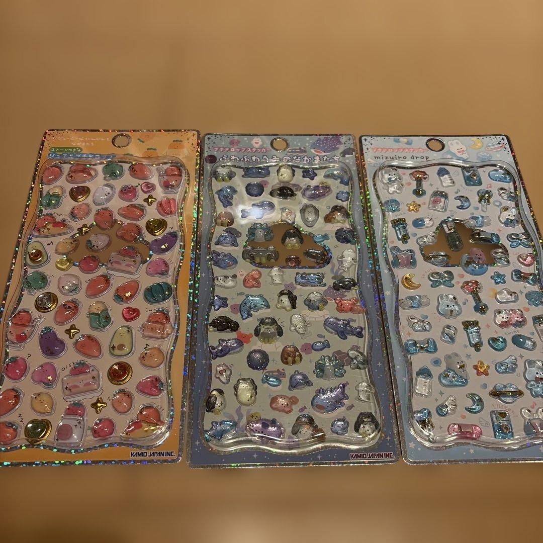 【正規品】カミオジャパン　ジュエルプチドロップ　プチドロップステッカー　ボンドロ