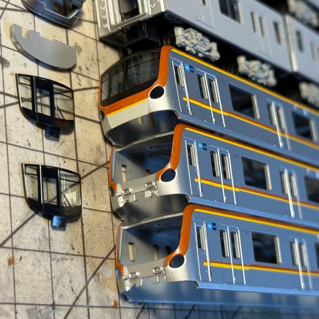 Bトレインショーティー　改造途中品　東京メトロ17000系　bトレ