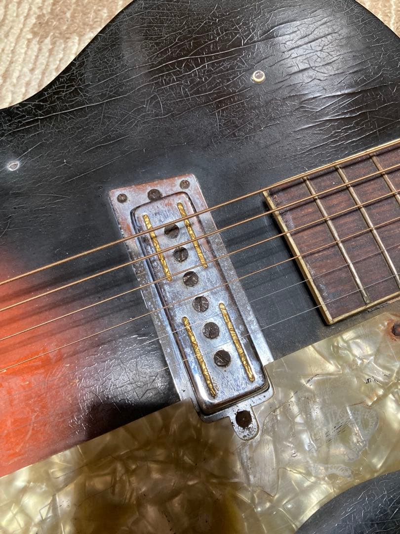 値下げ、ジャパンヴィンテージ 60年代フルアコタイプ(TEISCO製の可能性大)