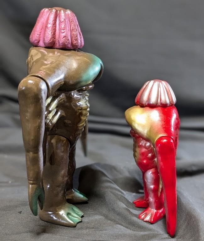 キュドラ「キャプテンウルトラ」登場怪獣（マーミット）ソフビフィギュア２体セット