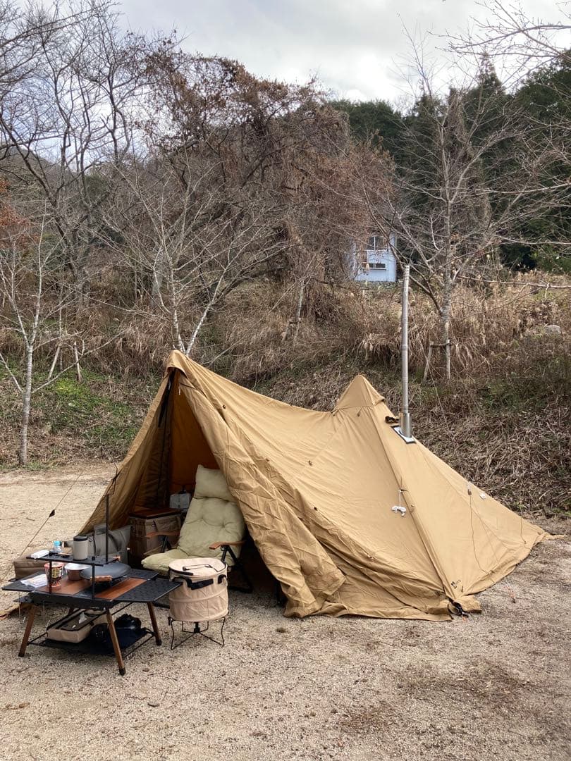 WAQ Alpha TC SOLO DX フロントウォール付属 冬キャンプ