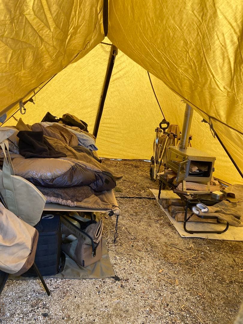 WAQ Alpha TC SOLO DX フロントウォール付属 冬キャンプ