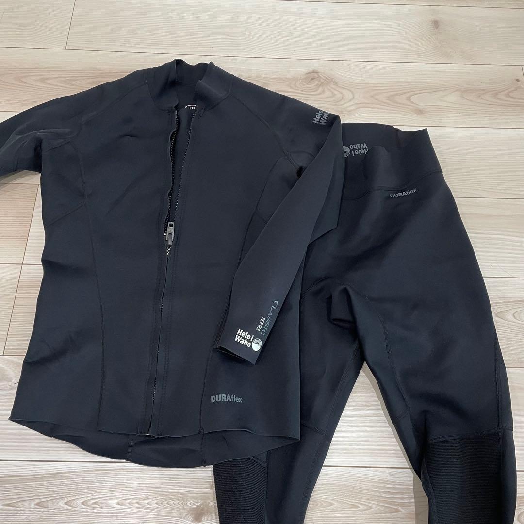 2XL 上下ウエットスーツ-HeleiWaho Classic DURAflex
