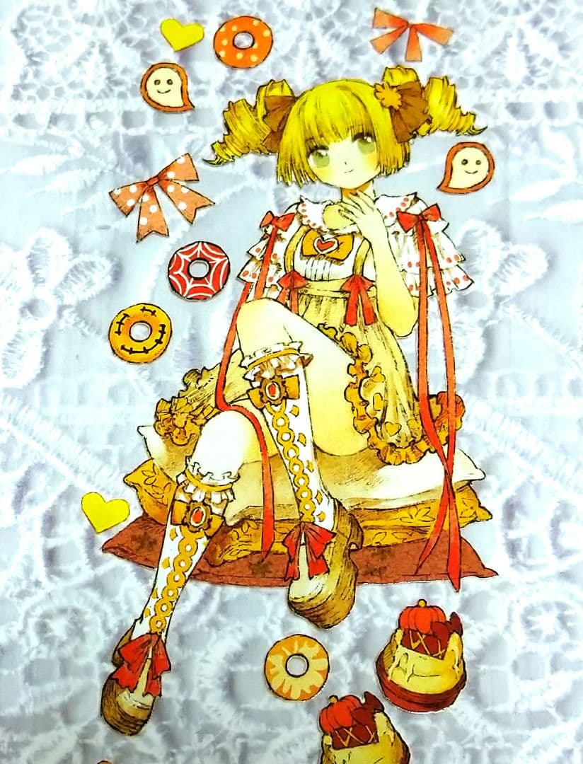 J595＃南瓜派(PET)浮光切り売り海外人物マステ女の子