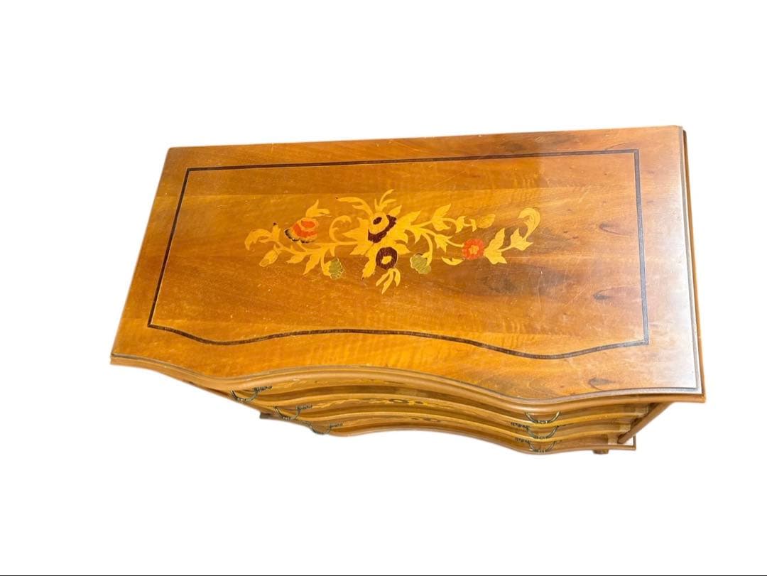 ■イタリア製　象嵌　猫脚　チェスト　タンス