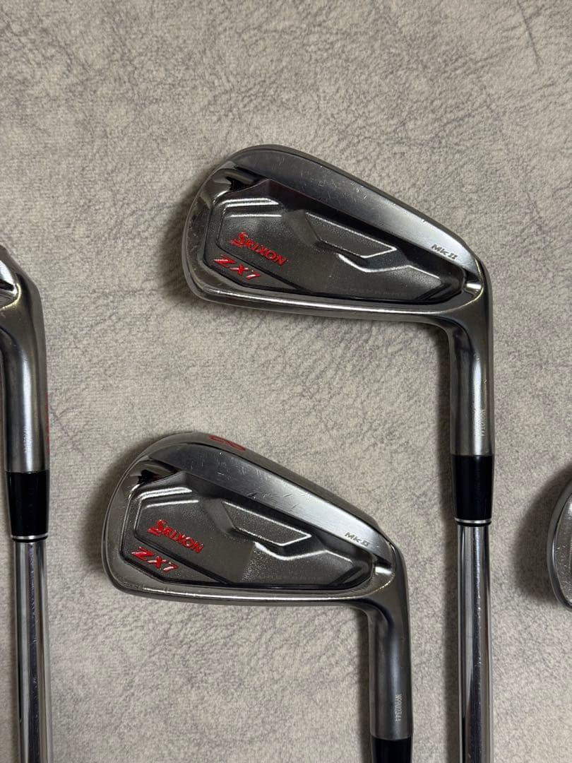 スリクソン ZX7 mk2 限定 ブラッククロム #5~P アイアン DST