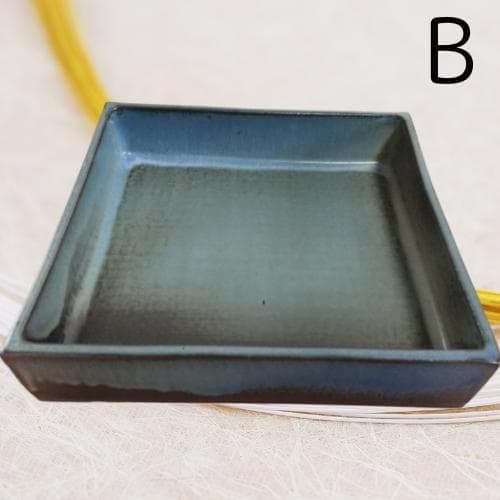 希少【1点物】和食器▷正方形深皿 フタ付 重箱一段 A ▶ほか