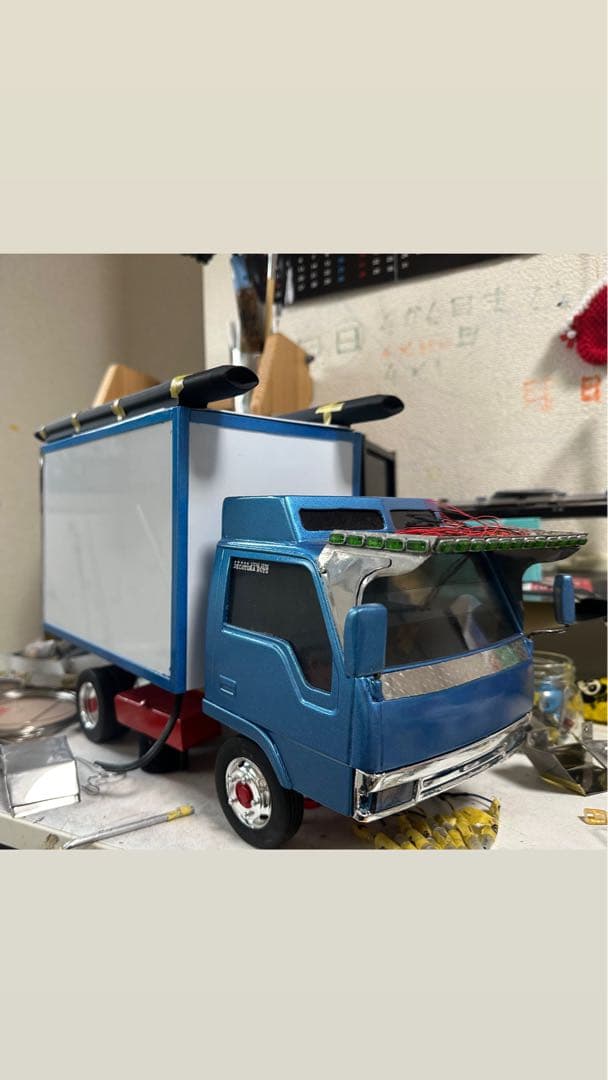 ２トン　バスロケット　1/14 デコトラ　ラジコン　ムネトラキャンターに