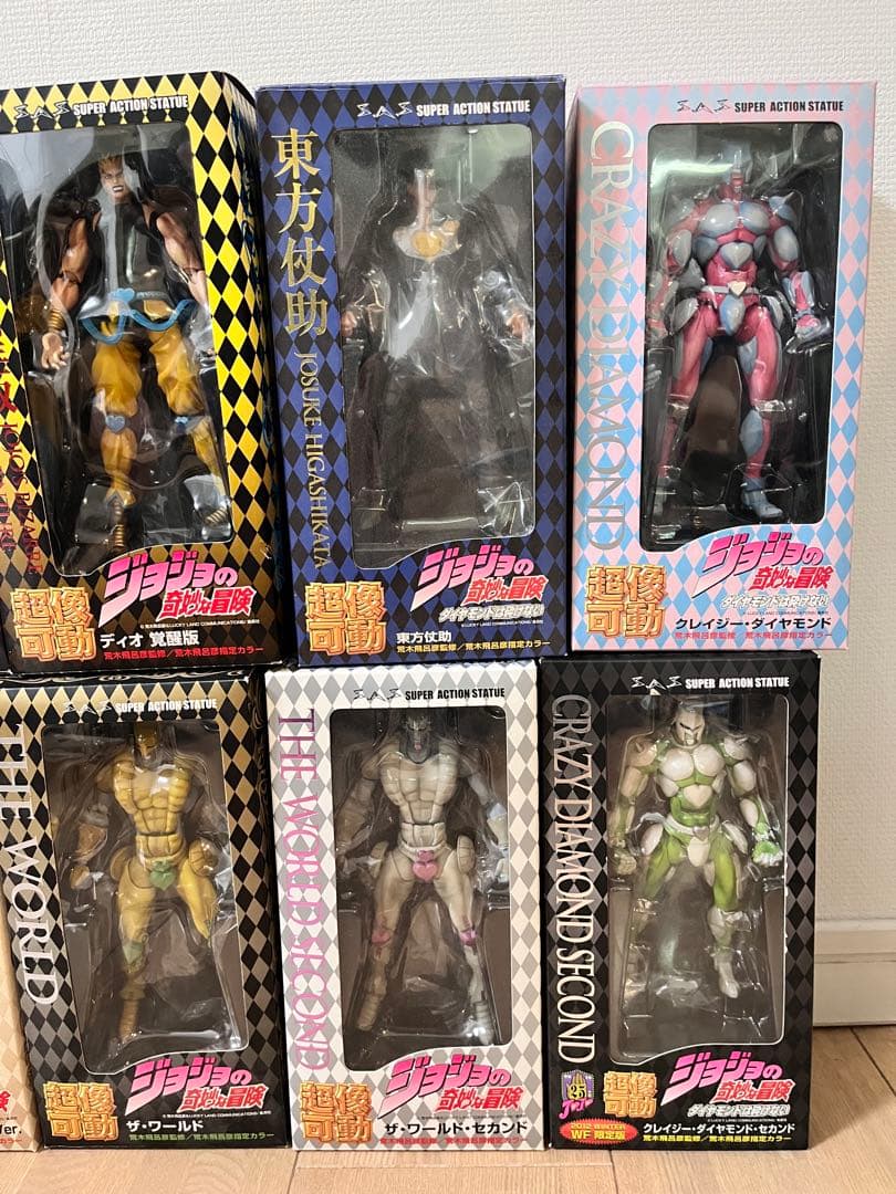 ジョジョ超像可動　フィギュア20体
