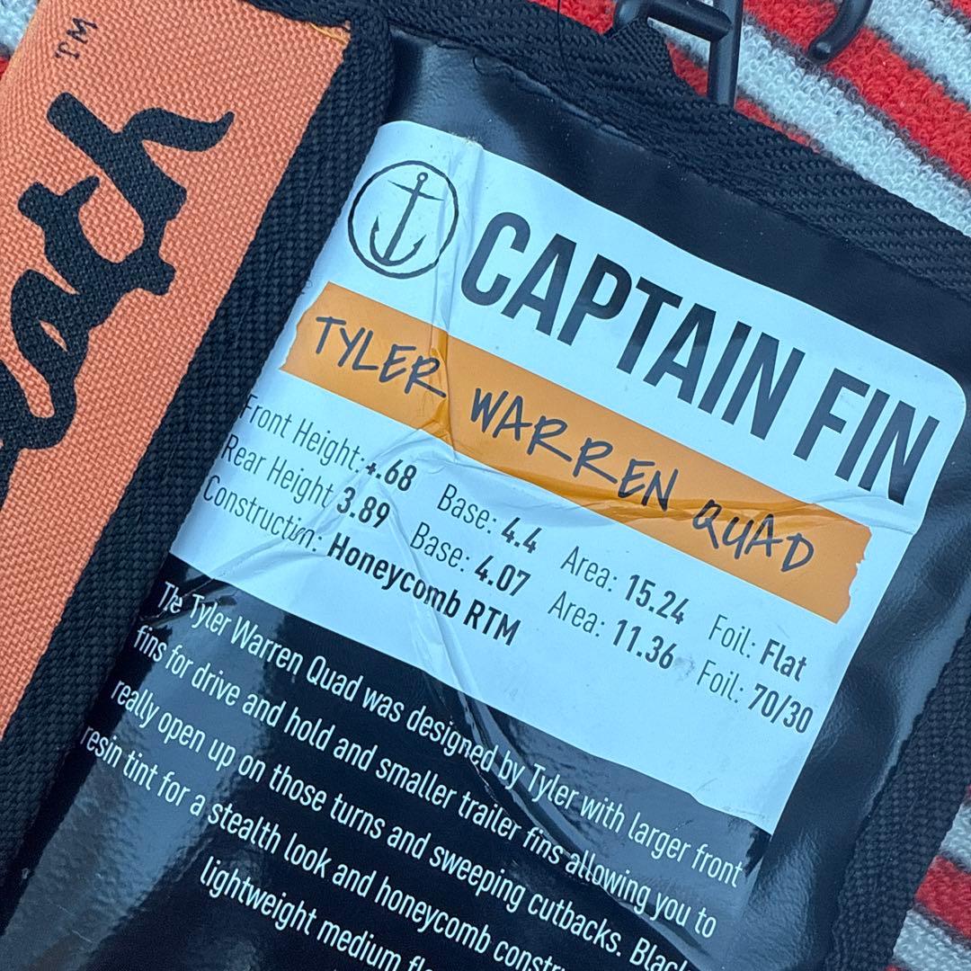 CAPTAIN FIN TYLER WARREN 4-FINセット