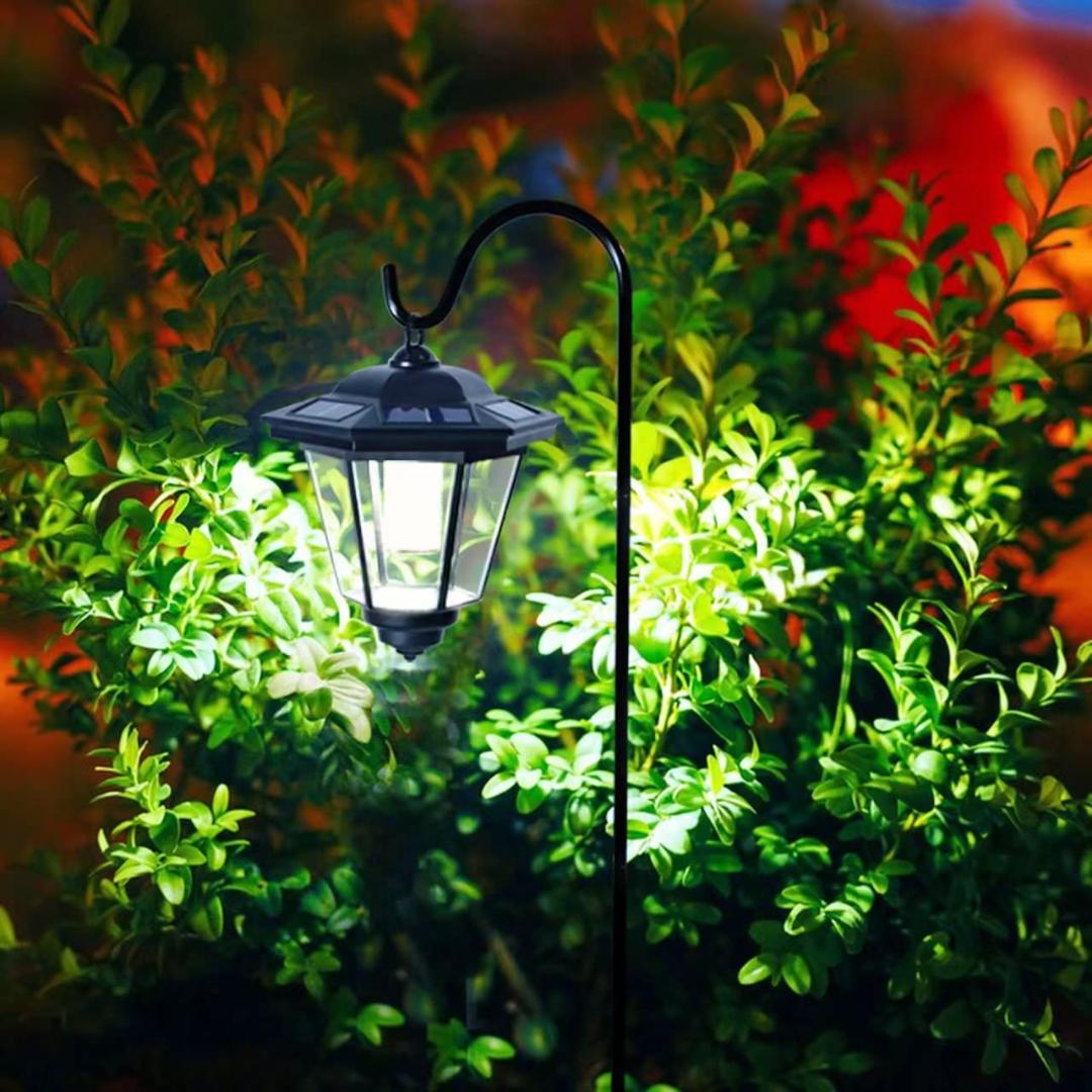 防水 ソーラー屋外 ガーデニングライト 吊り下げランタン2個組