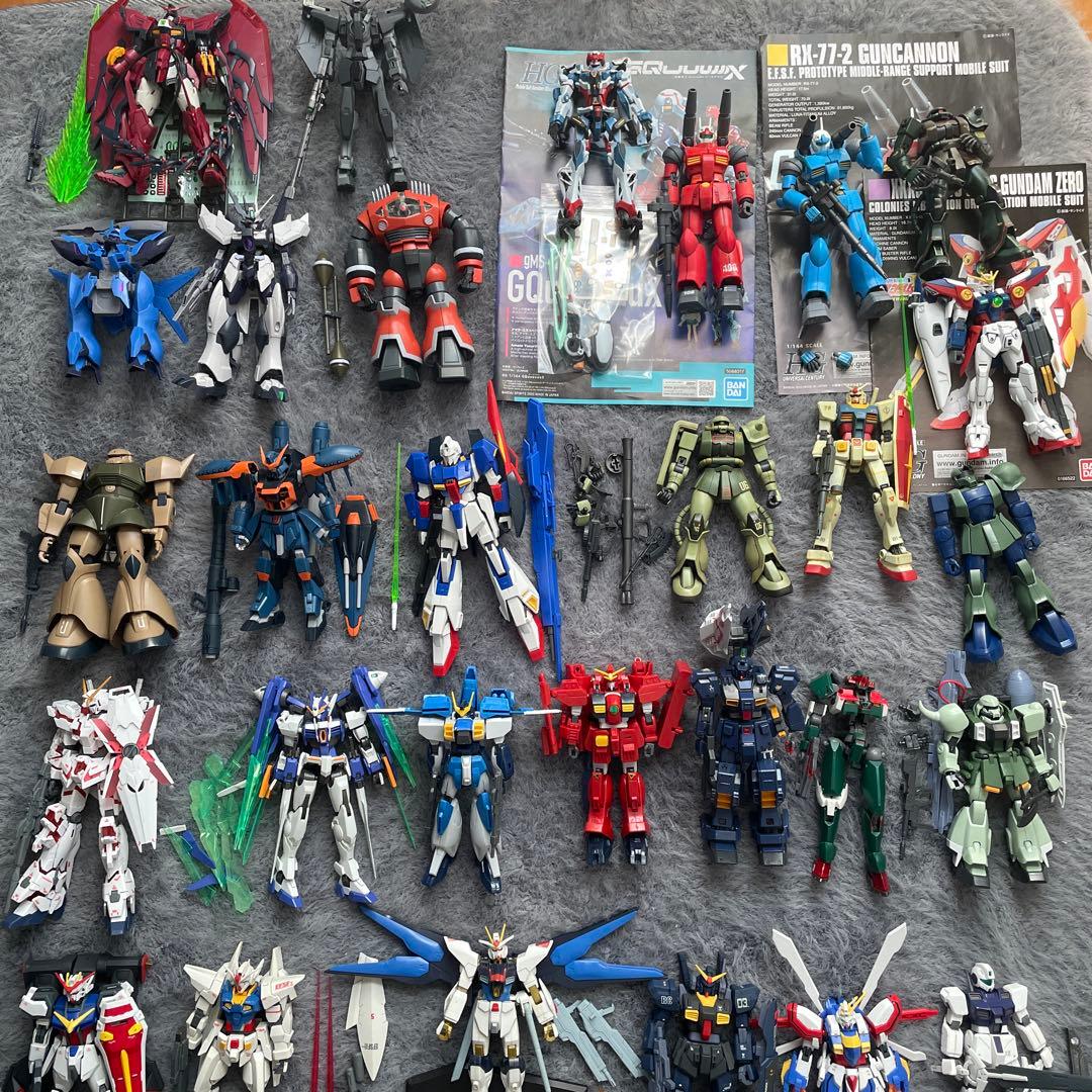 MG RG HG SD ガンプラ他まとめ売り 約50体