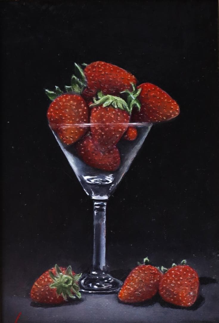 グラスと苺 『ぐらすといちご』