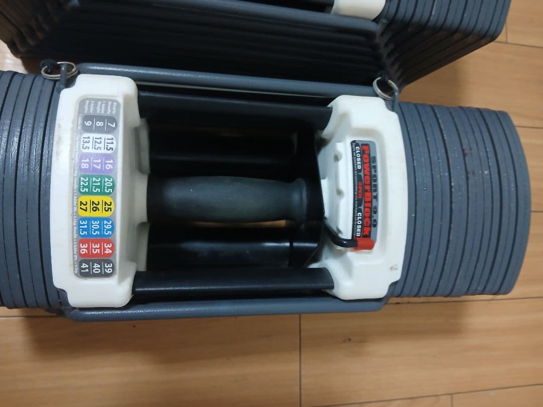 POWERBLOCK パワーブロック 可変式ダンベル 41Kg×2個