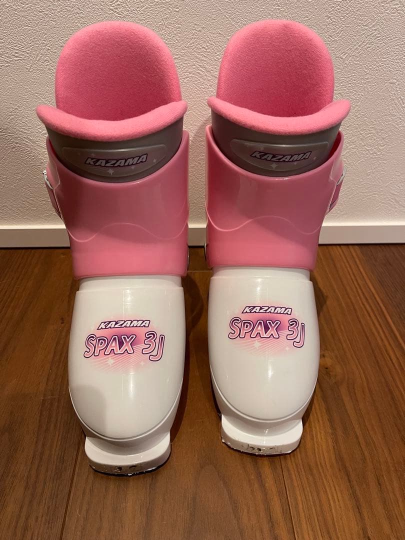 KAZAMA カザマ　SPAX キッズ スキー106㎝　ストック　ブーツ　セット