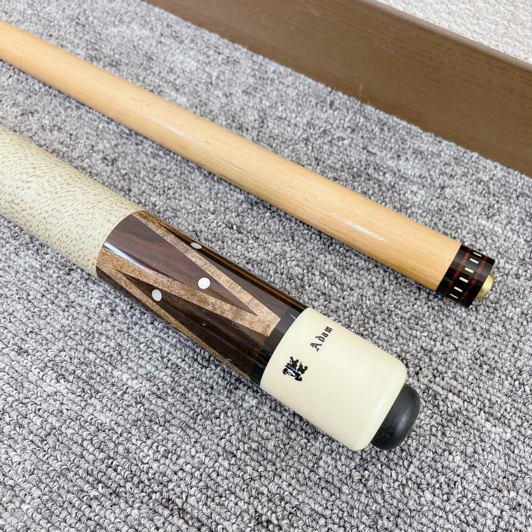 Adam アダム ビリヤードキュー 8ケン ケース付き