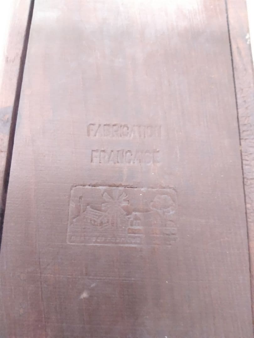 フランス アンティーク ブルターニュ 木製 ドールベッド