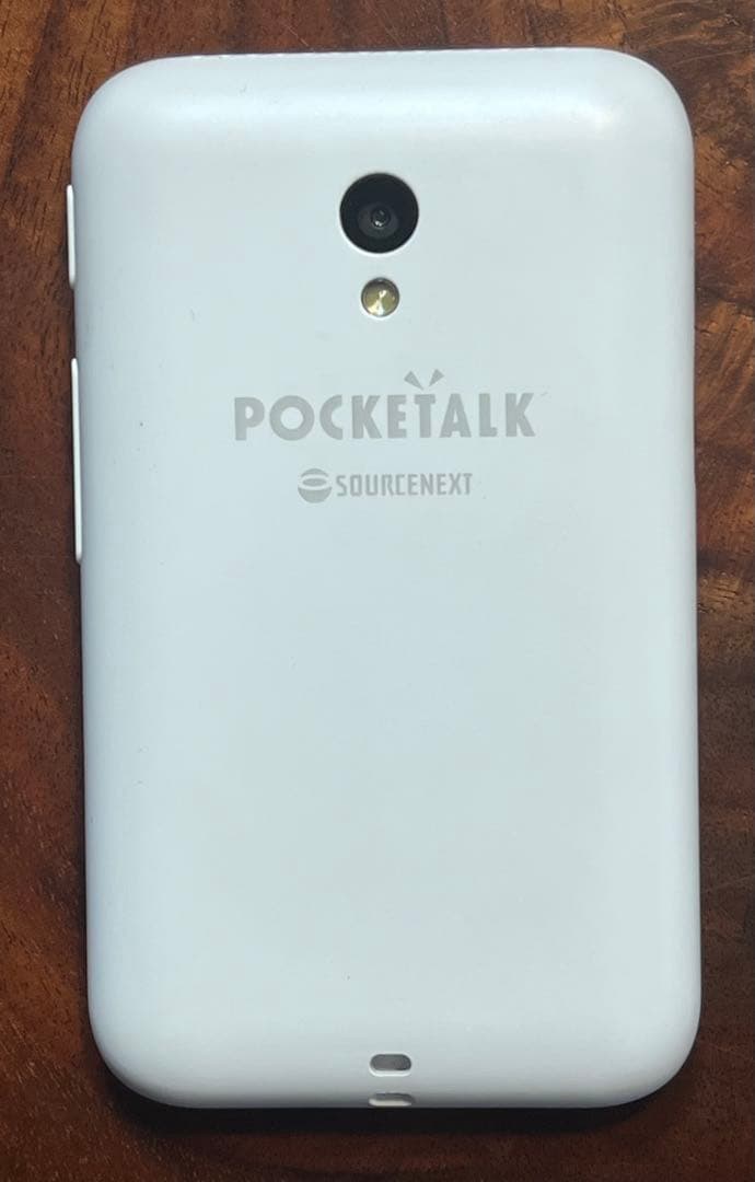 POCKETALK S ❗️ホワイト]翻訳機 ストラップ付