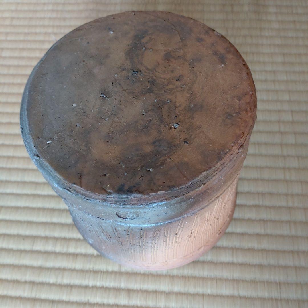 水指　出雲焼　楽山焼　裏千家15世鵬雲斎家元箱書　11代空権造　共箱